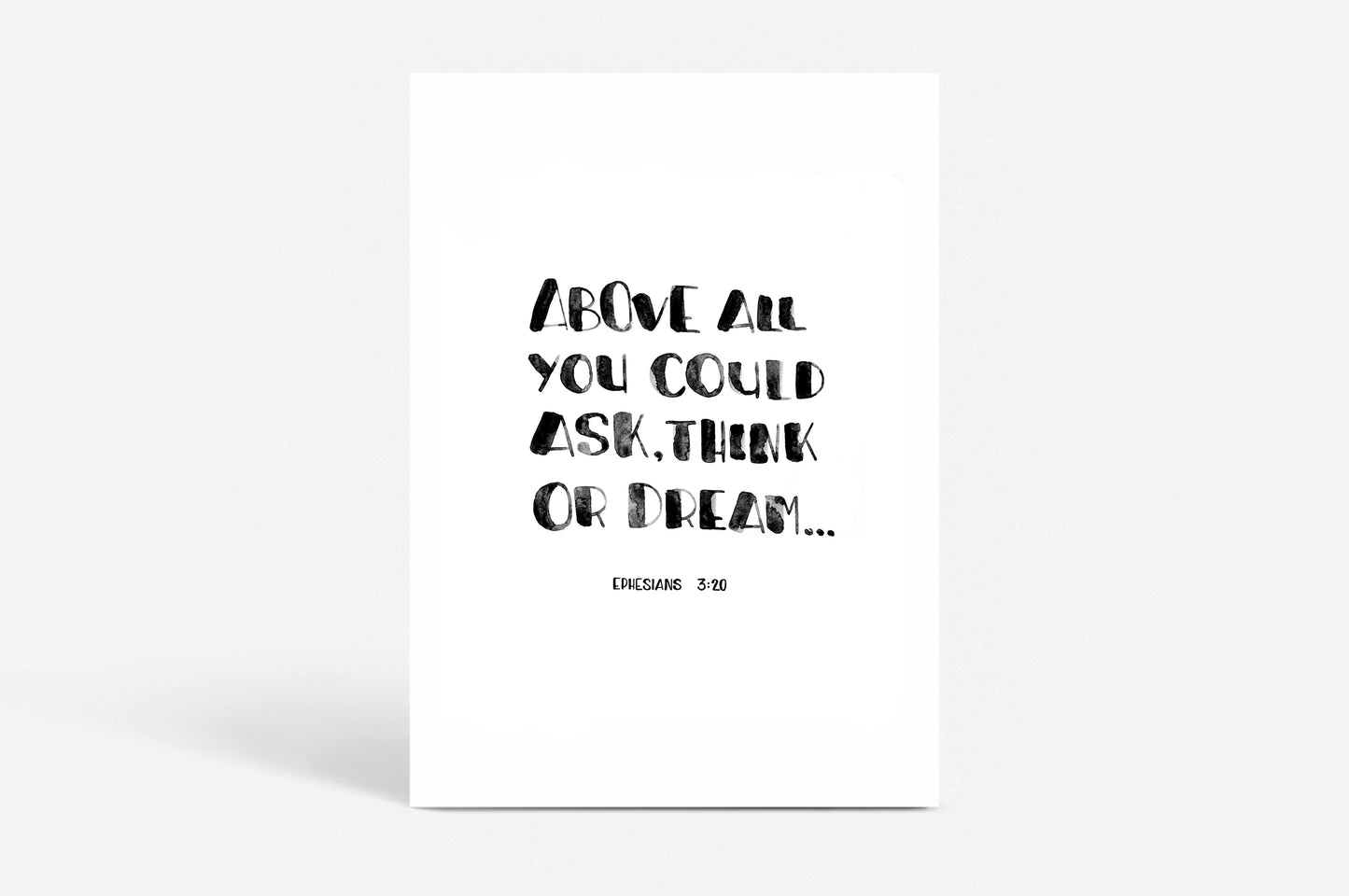 Poster "Epheser 3,20"