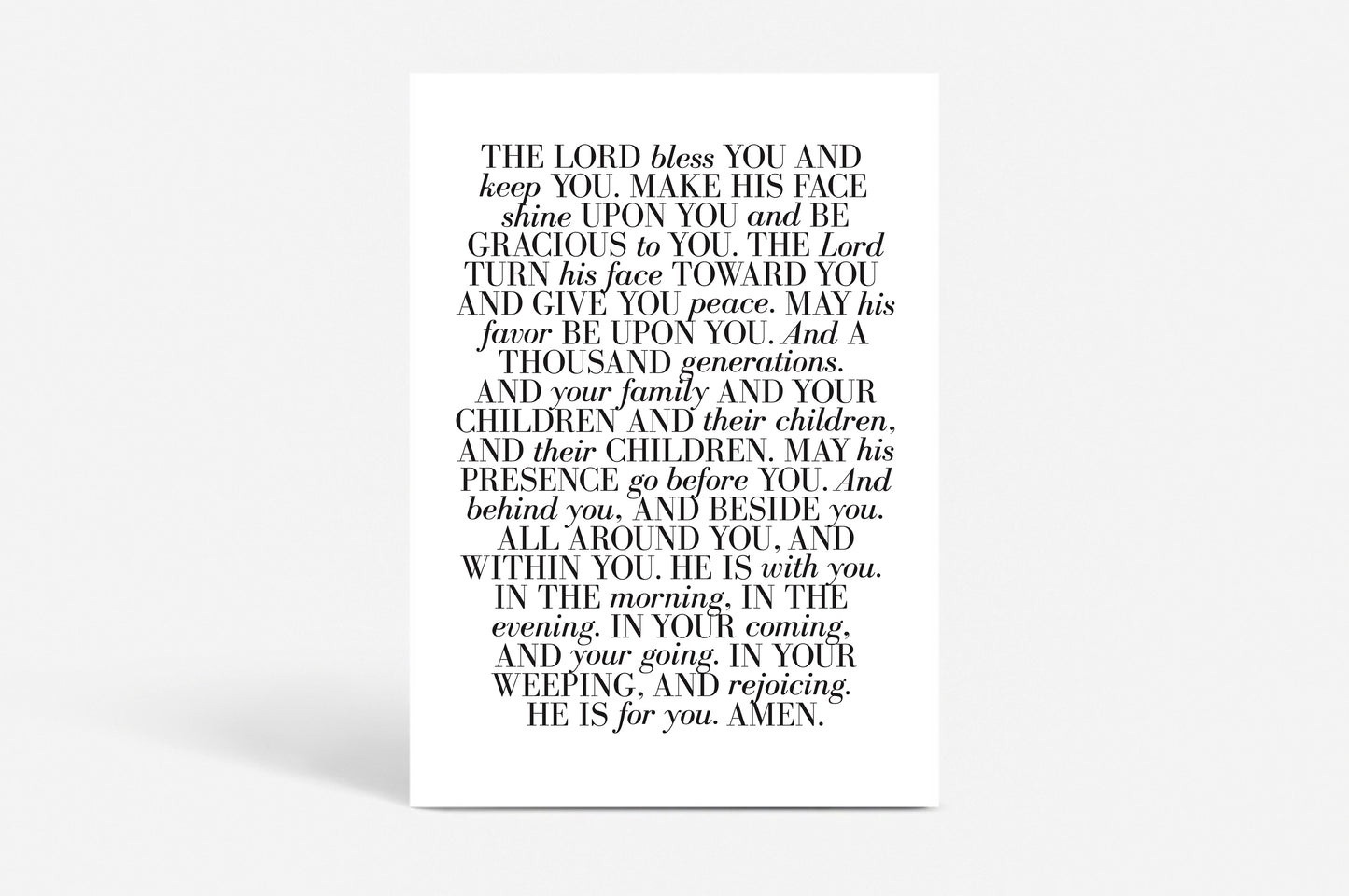 Poster "The Blessing"