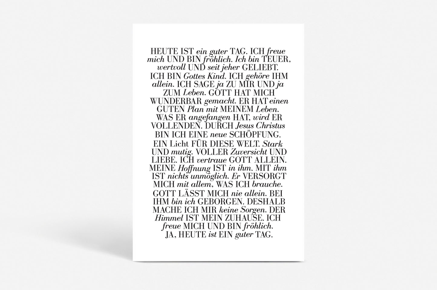 Poster "The Mantra"