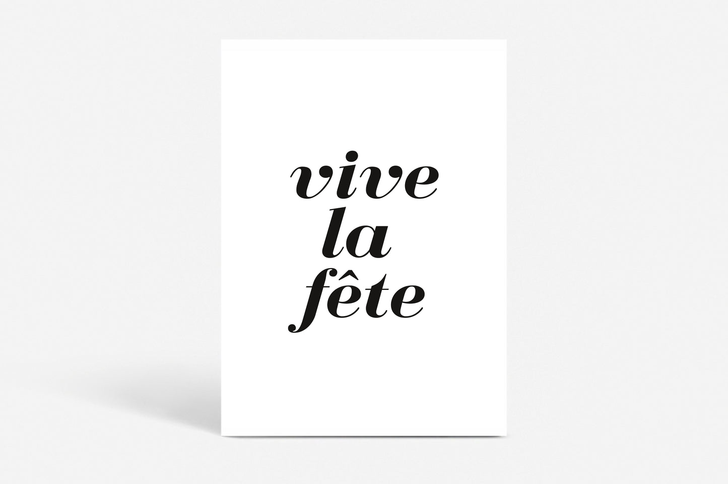Poster "Vive la Fête"
