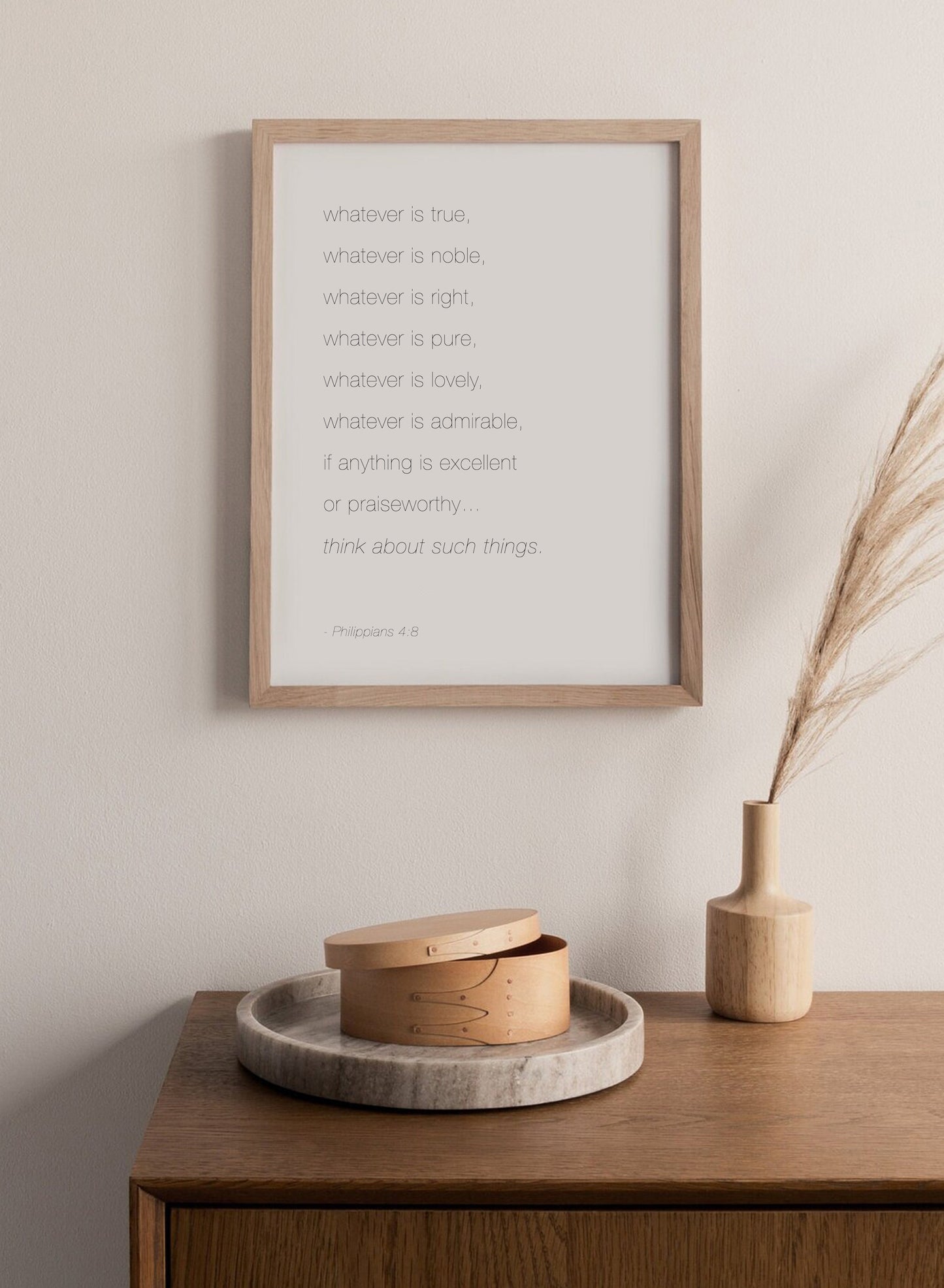 Poster "Whatever is true"