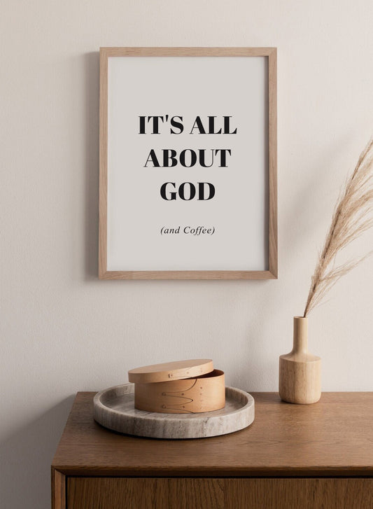 Poster "About God"