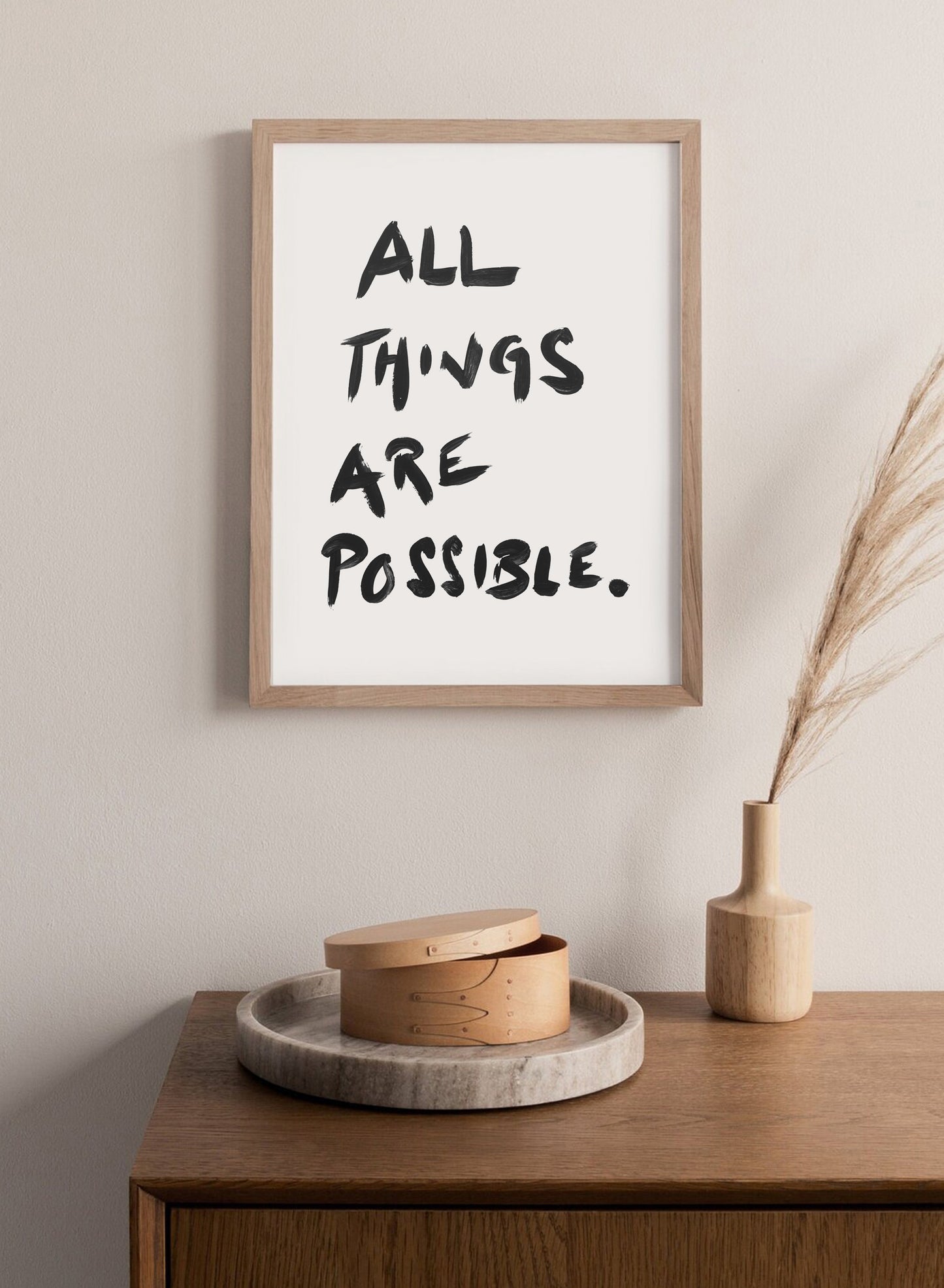 Poster "All things are possible"