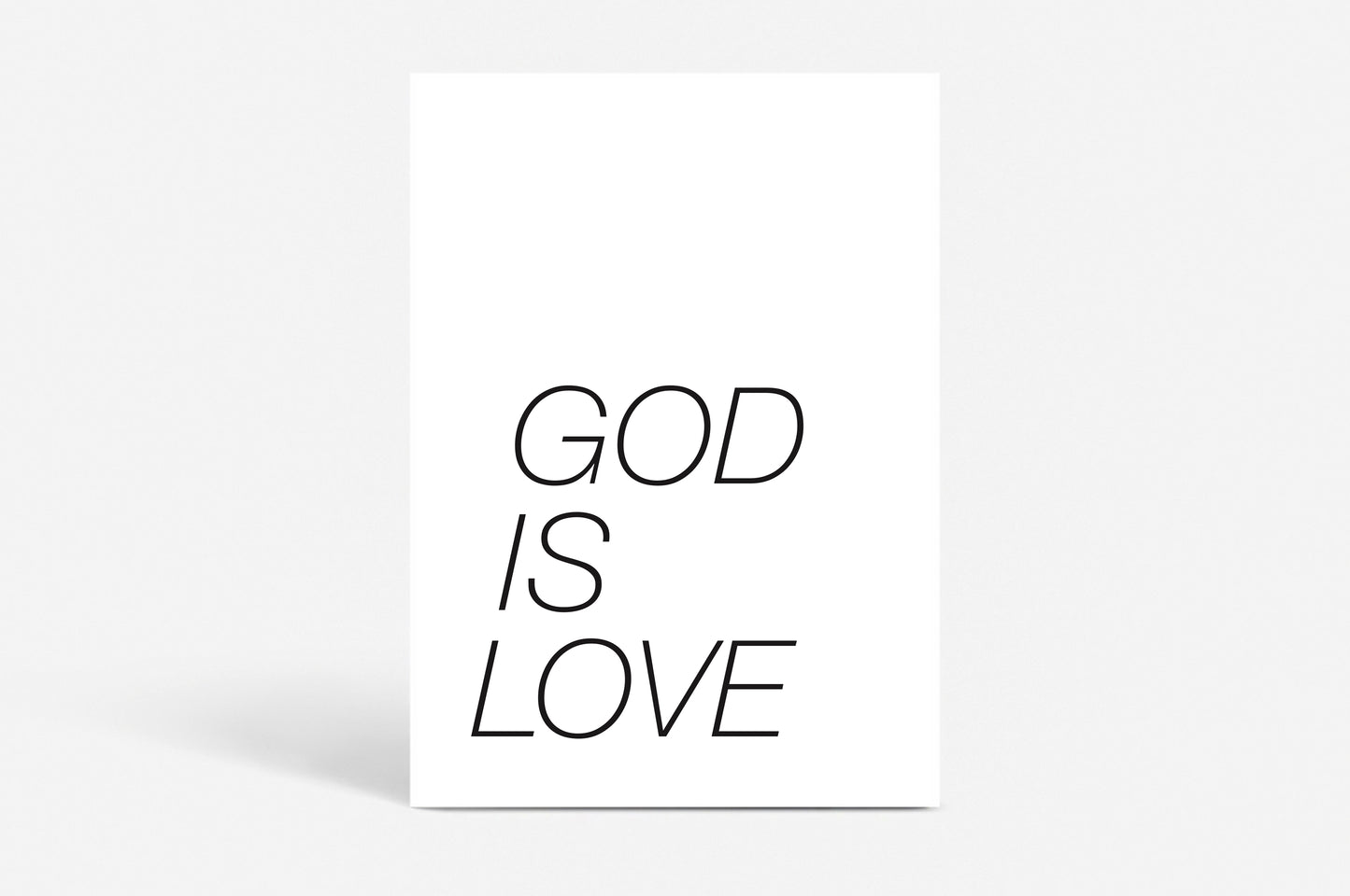 Poster "God is Love"