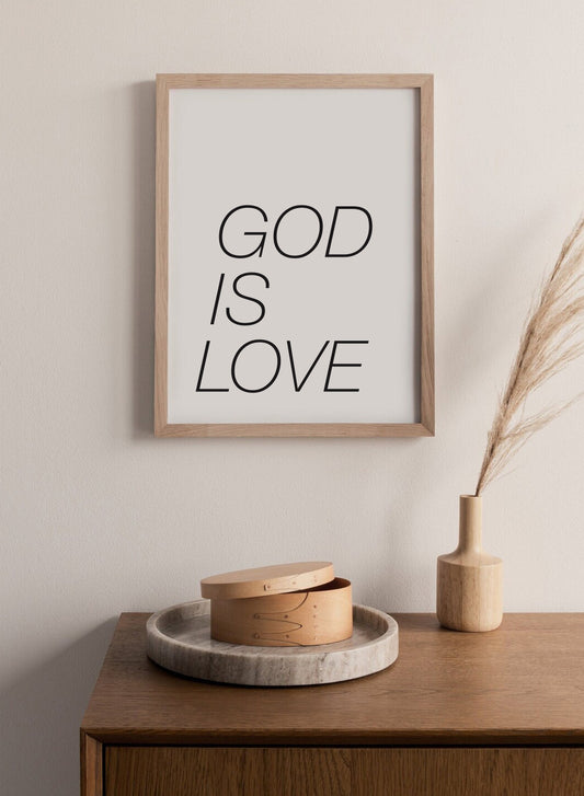 Poster "God is Love"