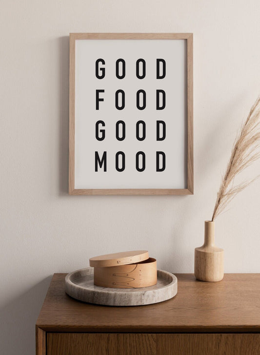 Poster "Good Food - Good Mood"