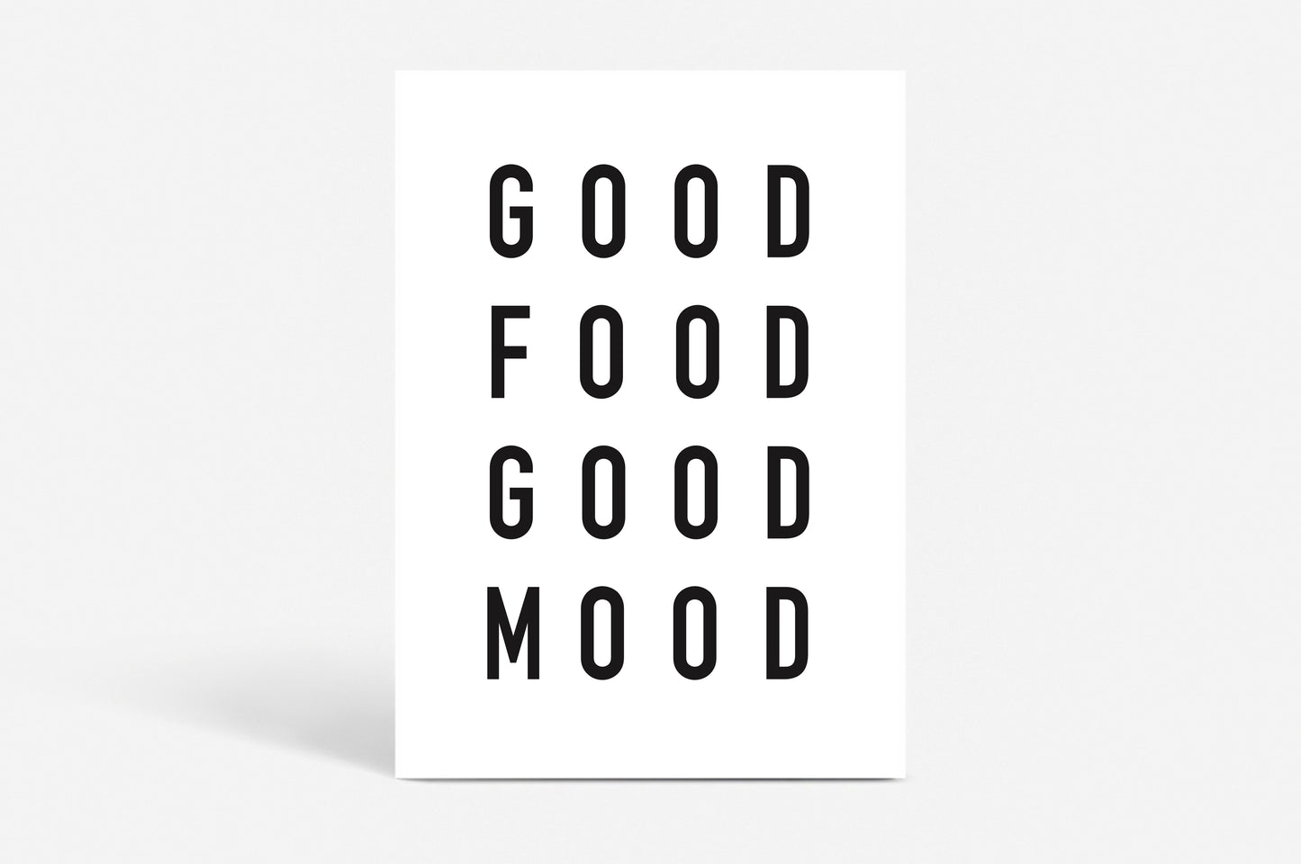 Poster "Good Food - Good Mood"