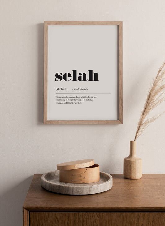 Poster "Selah"