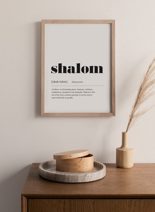 Poster "Shalom"