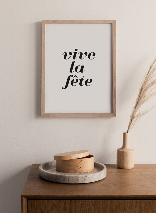 Poster "Vive la Fête"
