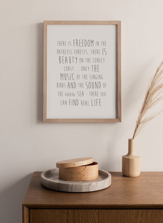 Poster "There is Freedom"