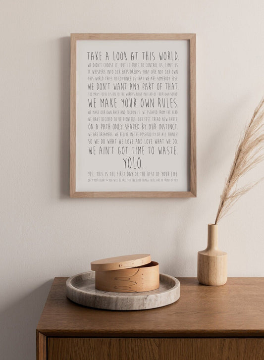Poster "Take a Look"