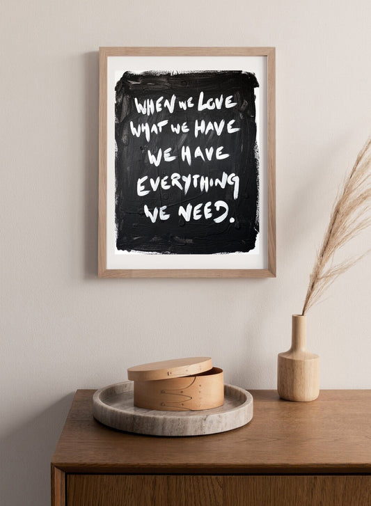 Poster "When we love"